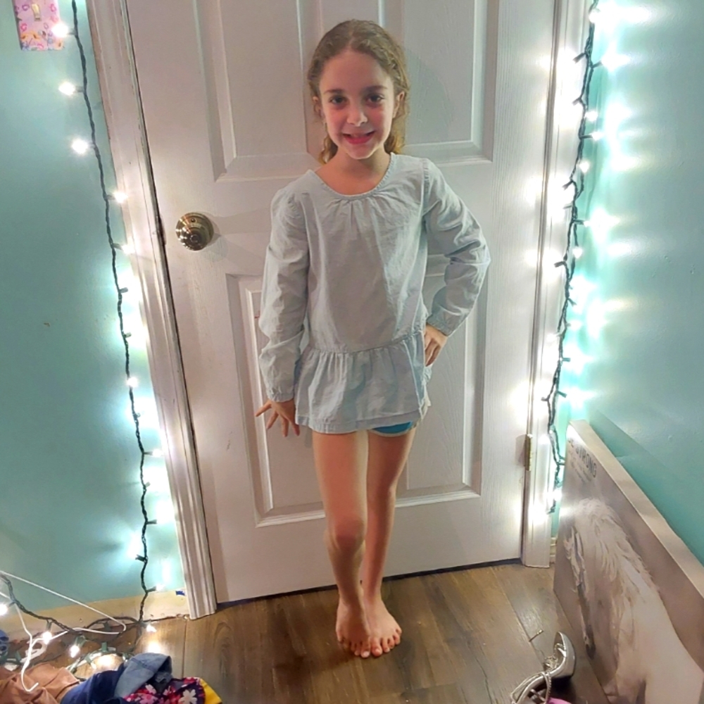 Blue dress shirt